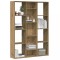 Gossi separator camera/biblioteca, stejar artizanal 100x24x140 cm pal