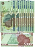Uzbekistan 2021 - 5000 som, necirculata (10 bucati)