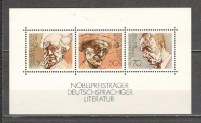 Germania.1978 Laureati PREMIUL NOBEL ptr. literatura-Bl. MG.422 foto