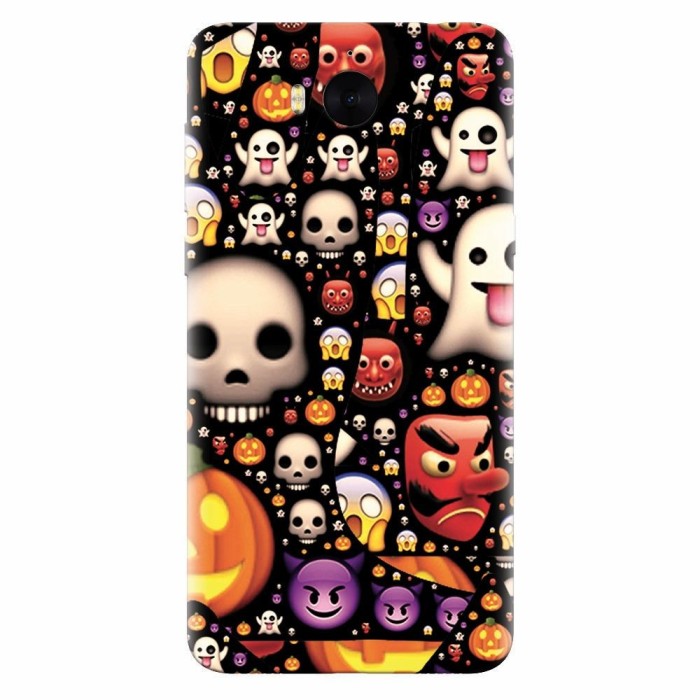 Husa silicon pentru Huawei Y5 2017, Emoji Mess