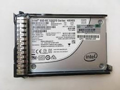 HDD Server HP 869390-005 SSD 480Gb SATA with caddy foto