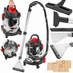 Aspirator multifunctional 2000W 20L umed uscat cu spalare extractie curatare covor tapiterie (RTODP0137) foto