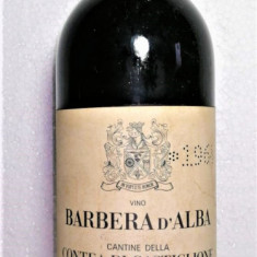 B 79 vin ROSU BARBERA D'ALBA, RISERVA, STICLA 01869 cl 72 gr 13 recoltare 1964