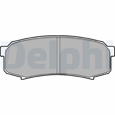 DELPHI LP963 set placute frana,frana disc foto