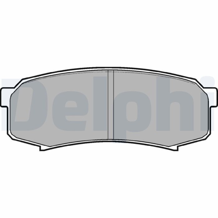 DELPHI LP963 set placute frana,frana disc