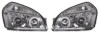 Set faruri tuning Hyundai Tucson (JM) 06.2004-10.2009 BestAutoVest partea Dreapta/ Stanga tip bec H1+H1 cu lumina pozitie fibra , angel eyes, arginti