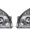 Set faruri tuning Hyundai Tucson (JM) 06.2004-10.2009 BestAutoVest partea Dreapta/ Stanga tip bec H1+H1 cu lumina pozitie fibra , angel eyes, arginti