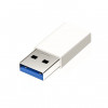 Adaptor MTP USB 3.0 la USB Type C, Alb, Incarcare + Transfer Date