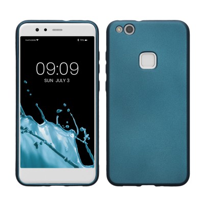 Husa Kwmobile pentru Huawei P10 Lite, Albastru, Silicon, 41491.251 foto
