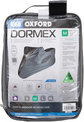 Husa Moto Exterior Oxford Dormex Gri Marimea L CV403 foto