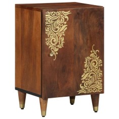 vidaXL Dulap de Baie maro miere 38 x 33 x 58 cm Lemn masiv de mango 4018757