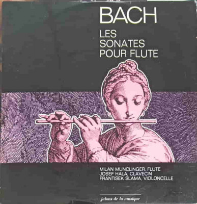 Disc vinil, LP. Les Sonates Pour Flute-JOHANN SEBASTIAN BACH foto