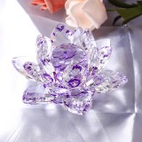 Cumpara ieftin Floare de lotus mov din cristal