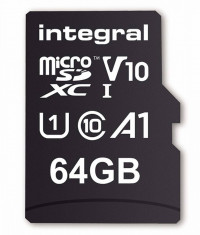 Card de memorie Integral 100V10 64GB Micro SDXC Clasa 10 UHS-I + Adaptor SD foto