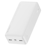 POWER BANK Baseus Bipow Digital Display, 30000mAh, PD 15W, 2 x USB; 1 x USB Type-C, 1 x Micro USB digital display pt. status baterie,total 3A, alb &quot;PP