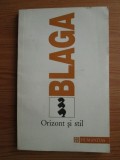 L. Blaga - Orizont și stil ( TRILOGIA CULTURII I )