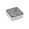 Doza de ramificatie aplicata ABS 210x210x90mm IP67 IK06 transparenta, METE