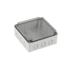 Doza de ramificatie aplicata ABS 210x210x90mm IP67 IK06 transparenta