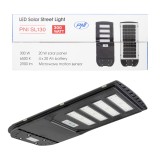 Resigilat : Lampa de iluminat stradal PNI SL130 20W, cu panou solar incorporat 20W