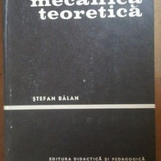 Complemente de mecanica teoretica- Stefan Balan