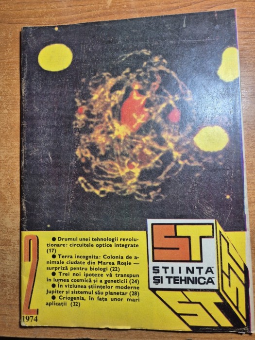 stiinta si tehnica februarie 1974-combinatul de prelucrare a lemnului focsani
