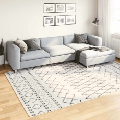 vidaXL Covor lavabil, negru și alb, 190x300 cm, antiderapant 337974