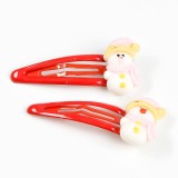 Set 2 agrafe de par cu om de zapada