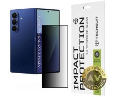 Folie de protectie Ecran Exterior Privacy Techsuit pentru Samsung Galaxy Z Fold7 F966, Sticla Securizata, Full Glue, 111D