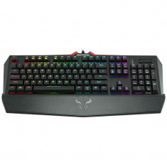 Tastatura gaming Riotoro Ghostwriter Elite Cherry MX Silent Red RGB Mecanica Black foto