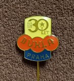 Insigna fotbal - DUKLA PRAGA (Cehia) aniversare 30 ani
