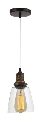 Pendul Edison Bronz 1xE27 60W foto