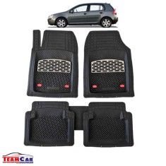 Covorase Auto TeamCar&reg; Tip Tavita Compatibile Volkswagen Golf 5 Hatchback 5 uși (2003&ndash;2009) Negru intens