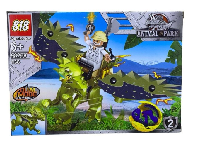 Set de constructie dinozauri roboticizati - Animal Park 818