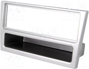 Cadru radio Opel 1 DIN matt-chrom foto