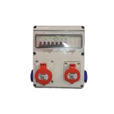 Tablou organizare șantier cablat 1&times;32A 1&times;16A 2&times;Schuko IP44 &ndash; SCAME | 633.RO0025