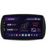 Cumpara ieftin Navigatie Smart For Two (2016-Prezent), Android 13, A-Octacore 4GB RAM + 64GB ROM, 9 Inch - AD-BGA9004+AD-BGRKIT412