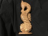 Vintage / Design - Statueta din lemn calut de mare realizat manual !