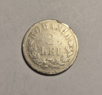 2 lei 1872 Rara foto