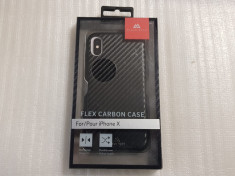 Husa Black Rock Flex Carbon pentru iPhone X Black - poze reale foto