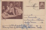 D11 - CPR - Carte postala tematica pionieri 10 - circulta la Bucuresti la 1957