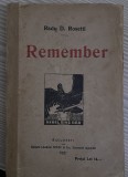 Radu R Rosetti Remember