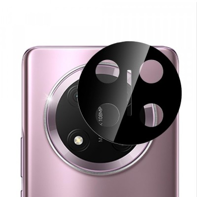 Folie de protectie Camera Spate Techsuit pentru Honor X9c / Magic7 Lite, Sticla Securizata, Neagra foto