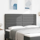 Cumpara ieftin Tăblie LED cu lumini cu bandă LED Gri &icirc;nchis 180 cm țesătură