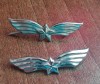 S 49 - semne de arma - metalice - aviatie model vechi comunism - inox