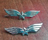 S 49 - semne de arma - metalice - aviatie model vechi comunism - inox