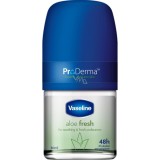Antiperspirant Roll-On, Vaseline, Pro Derma Aloe Fresh, Protecție 48h, Calmare cu aloe, 50 ml