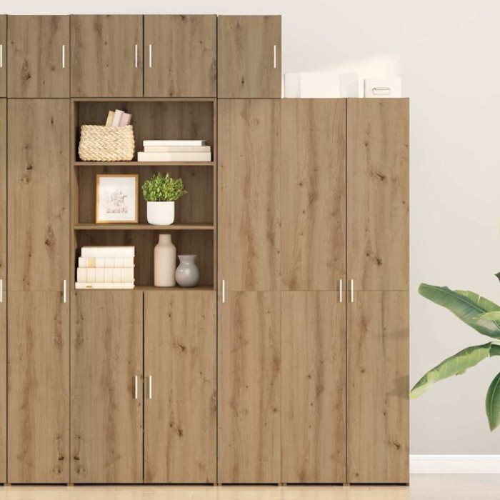 vidaXL Dulap de perete Pe perete stejar artizanal 30 x 42.5 x 40 cm 869148