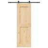 VidaXL Ușă glisantă cu set de feronerie 70x210 cm, lemn masiv de pin 3332712