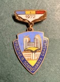 Insigna Fruntas in gospodarirea orasului 1972