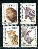 Venda 1990 - Fauna, animale, serie neuzata